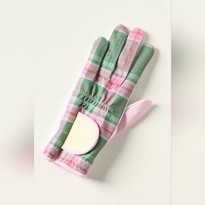 Anthropologie Plaid Printed Golf Glove Left Hand Small